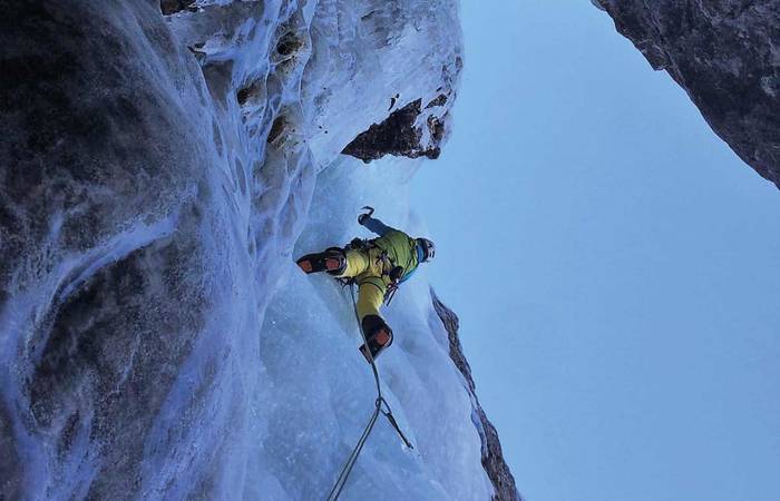 ice climbing - Bergführer Südtirol