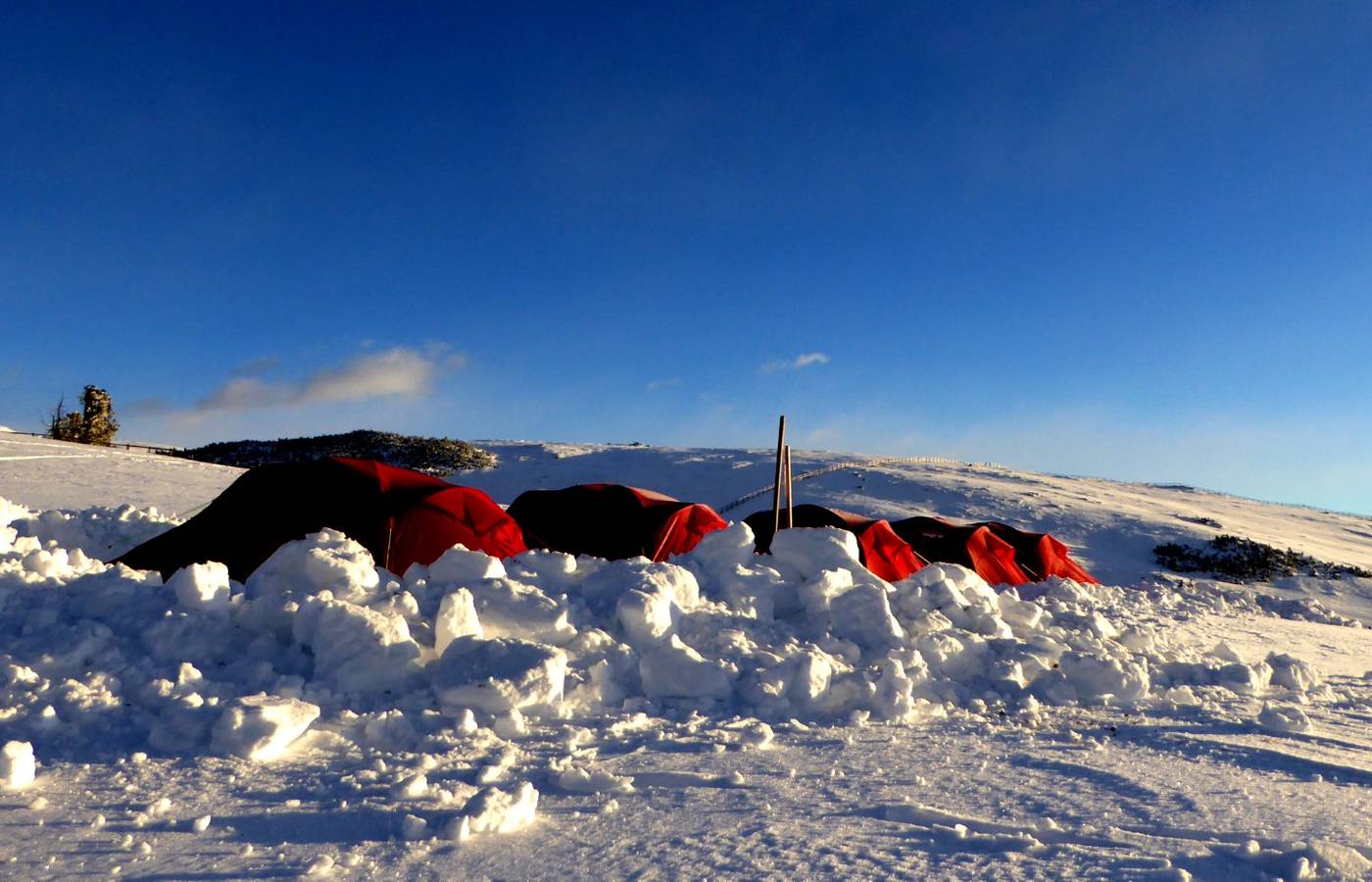 Bivouac Camp in South Tyrol